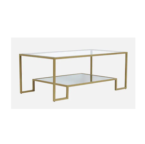 Table d'appoint rectangulaire de luxe moderne pour la maison Bar utiliser Table basse en verre pour Livigroom & Home Couloir Mobilier décoratif - Product Image 1