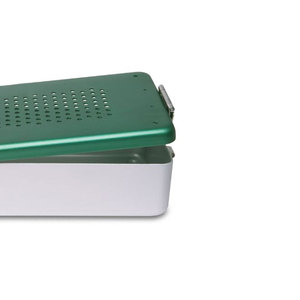 Caja de Almacenamiento Reutilizable para Instrumentos Quirúrgicos Plateados, Certificación CE, Tamaño y Logotipo Personalizables, MOQ Bajo de 2 Piezas, Uso Manual - Product Image 3