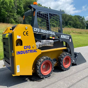 Livraison gratuite CFG KRW232 30hp Mini chargeuse compacte CE EPA Moteur diesel essence Roues Mini chargeuse sur chenilles pour tous terrains - Product Image 1