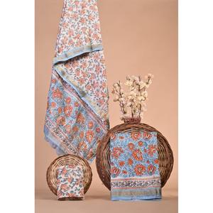 Traditional Indian Maheshwari <b>Block</b> <b>Print</b> Anarkali Salwar Kameez Cotton Stitched Pakistani Style Indian Dress - Product Image 1