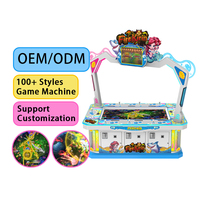 Machine d'arcade de pêche à 8 joueurs de 65 pouces, machine de jeu de pêche à tickets, jeux vidéo de haute qualité à pièces pour la vente