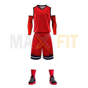 MAXFIT ENTERPRISES-Uniforme de Baloncesto para Hombre, Ropa Deportiva con Nombre y Número de Equipo, 2025 - Product Image 1
