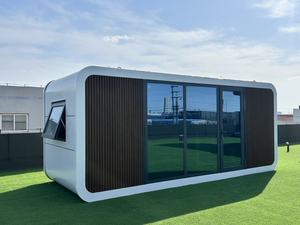 Maison préfabriquée économique en capsule de type cabine Apple à montage rapide, 1 chambre, avec salle de bain et salon pour la famille - Product Image 2