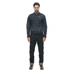 2025 Custom Design <b>Black</b> Color <b>Men's</b> Fashion <b>Denim</b> Jeans <b>Jackets</b> Solid Pattern Style for Winter Customized <b>Men's</b> <b>Denim</b> <b>Jacket</b> - Product Image 6