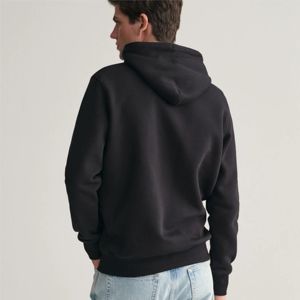Sudadera con Capucha Personalizada para Hombre, 100% Algodón, Gruesa, con Hombros Caídos, Bolsillos con Doble Cremallera y Capucha, Lavado Ácido con Efecto Desgastado por el Sol - Product Image 2