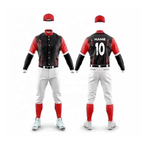 Uniformes de Béisbol Personalizados de Fábrica Premium, Impresión Digital, Transpirables, Tallas Grandes, Camisetas y Pantalones para Equipos - Product Image 3