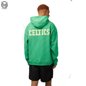 Sweat à capuche pull-over streetwear d'hiver uni pour homme, 100% coton molletonné, avec logo brodé personnalisé, prix de gros abordable, haute qualité, collection 2025 - Product Image 3