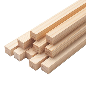 Tacos cuadrados de madera maciza con acabado liso para letreros y cajas de pared de decoración del hogar DIY OEM de Vietnam - Product Image 1