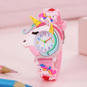 นาฬิกายูนิคอร์นสำหรับเด็ก ทำจากพลาสติกที่ทนทาน - Product Image 3