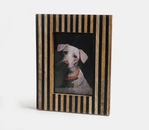 Make to Order Modern Hand <b>Carved</b> Rectangle Pattern Mango <b>Wood</b> Photo Frame Decorative Design Mango <b>Wood</b> Factory Direct <b>Sale</b> - Product Image 3