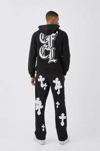 OEM Vente en gros Sweats à capuche unisexe avec fermeture éclair Imprimé personnalisé 100% coton polaire doublé éponge Sweats à capuche pour hommes Bon marché Sweats à capuche pour hommes - Product Image 2