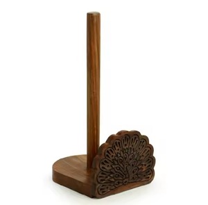 Checkered Frame Handcrafted <b>Towel</b> Ring <b>Holder</b> HandPainted Standard Wall Mount <b>Towel</b> Rack Hanger for Kitchen Wooden <b>Hand</b> Rack - Product Image 4