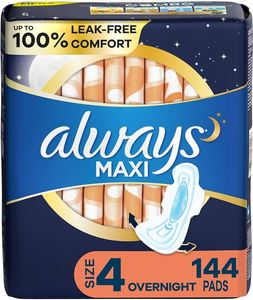 Toallas Sanitarias Ultra Finas Pure Quality Always Long Night Extra Grandes - 112 Unidades al Mejor Precio de Mayoreo - Product Image 4