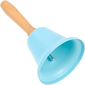 Ornement de noël en métal personnalisé fait à la main avec poignée en bois cloche d'appel de dîner cloche de Service à la clientèle de Restaurant sonore - Product Image 4