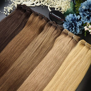 Fabriqué au Vietnam 2025 Vente chaude 100% Vierge Remy Cheveux Vietnamiens Trame Extensions droites Double Trame Machine Prix de gros - Product Image 1