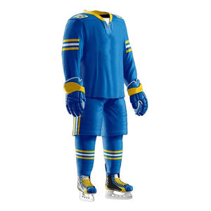 Vêtements de hockey sur glace entièrement sublimés sur mesure en gros, maillots pour hommes, femmes et adultes, impression de logo, ensembles d'uniformes d'équipe, séchage rapide, respirant - Product Image 3