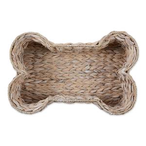 Panier en forme d'os tissé à partir de jacinthe d'eau, panier de rangement fait à la main, vente en gros, écologique, fabriqué au Vietnam - Product Image 2