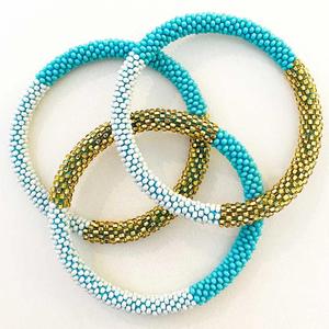 2024 más vendidos pulseras de cuentas enrolladas de moda brazalete de joyería de moda para fiestas - Product Image 2