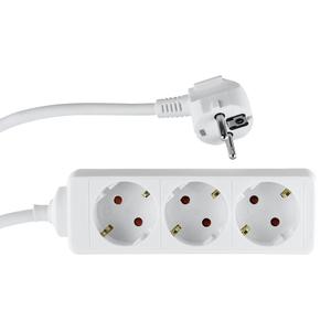 Barre d'alimentation de table 3 voies REV RITTER QSL blanche - Product Image 1