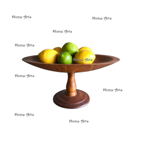 Recipiente de madera para servir alimentos de último diseño, forma redonda, tamaño personalizado, cuenco para servir frutas para proveedor mayorista - Product Image 5