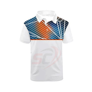 ชุดลำลองสำหรับผู้ชายเสื้อโปโลผ้าถักลายผ้าโพลีเอสเตอร์ - Product Image 3