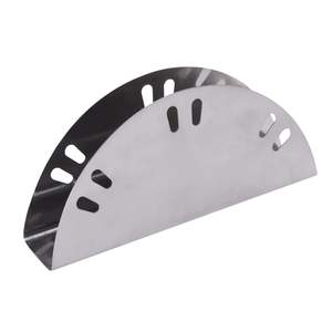 Stainless Steel <b>Napkin</b> Tissue Paper Holder and <b>Dispenser</b> with Holes for Kitchen Restaurant Office Dining Table - Product Image 2