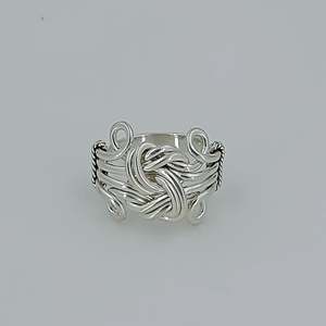 Navya Craft 925 Solid Sterling Silver Handmade <b>Celtic</b> Knot Women's Statement <b>Ring</b> Oval Cut for Christmas Anniversary Birthday - Product Image 4