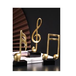 Sculpture abstraite moderne, accessoires de décoration intérieure, accents dorés, artisanat en métal aluminium - Product Image 4