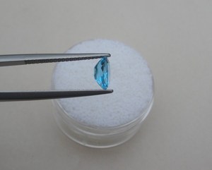 Piedra preciosa de corte ovalado suelta hecha a mano de Topacio Azul suizo Natural de súper alta calidad para la fabricación de joyas - Product Image 2