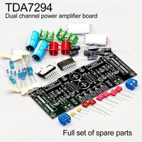 DC24-40V TDA7294 100W + 100W double canal haute puissance amplificateur Audio carte DC24-40V Kits Mini amplificateur Audio bricolage Kit carte