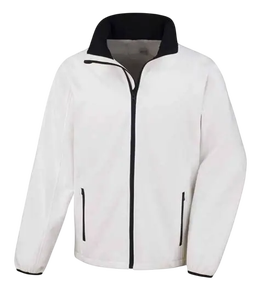 เสื้อแจ็คเก็ตซอฟต์เชลล์พรีเมียมสำหรับผู้ชายไซส์ใหญ่พิเศษ กันน้ำ กันลม อุ่นสบาย เหมาะสำหรับเดินป่าและกิจกรรมกลางแจ้ง - Product Image 3