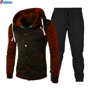 Top Trend New <b>Men's</b> High Quality <b>Velvet</b> Tracksuit Fashionable Varsity <b>Jacket</b> Pant Customized Unisex Blank Sportswear - Product Image 1