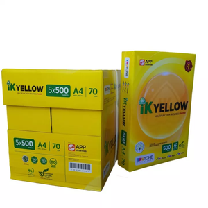 Papier copie A4 jaune IK 80g disponible à prix réduit pour les achats en gros et les commandes en vrac - Product Image 6