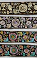 Tissu en dentelle florale brodée guipure écologique de luxe, garniture en dentelle de coton haut de gamme pour mariage, fête, vêtements élégants et chaussures