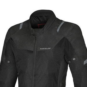CE-Certified <b>Summer</b> Black Motorcycle <b>Jacket</b> with Breathable Mesh Panels and Impact Protection for <b>Men</b> and Women Riders - Product Image 3