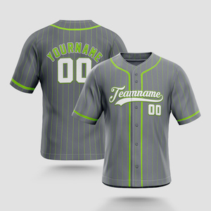 T-shirt boutonné décontracté à manches courtes pour homme, maillot de softball et de baseball personnalisé et personnalisable pour adultes et enfants - Product Image 1