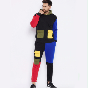 ชุดวอร์มผ้าฝ้าย100% สำหรับผู้ชายชุดวิ่งจ๊อกกิ้งกลางแจ้งน้ำหนักเบากำหนดโลโก้ได้เอง2025 - Product Image 3