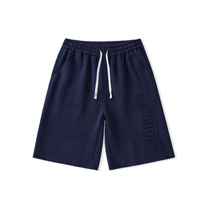 กางเกงขาสั้นผ้าฝ้ายระบายอากาศสำหรับวิ่งกางเกงขาสั้นสำหรับออกกำลังกายเพาะกายผ้าทอแบบลำลองออกแบบได้ตามต้องการ - Product Image 4