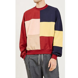 เสื้อสเวตเตอร์คอกลมมีหลายสีแบบกำหนดเองโลโก้ย้อมสีล้วนสำหรับฤดูหนาว - Product Image 6