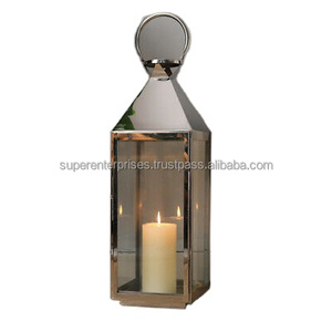 Top Six Candle <b>Lanterns</b> With Plated Finishing Decor <b>Indoor</b> Design T-<b>light</b> <b>Lanterns</b> Best for Home Decor - Product Image 1