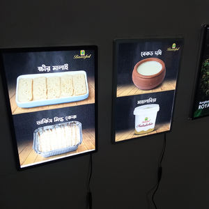 กล่องไฟโฆษณารูปทรงสี่เหลี่ยมผืนผ้า LED แบบบางพิเศษพร้อมคุณสมบัติการตกแต่ง - Product Image 4