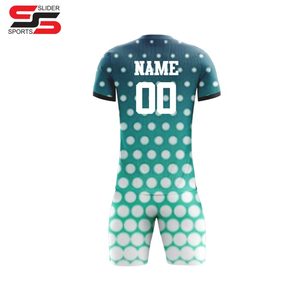 Camisetas de fútbol con diseño de tira de sublimación personalizado, camisetas de alta calidad al por mayor, uniforme de fútbol recortado ajustado de calle de gran tamaño - Product Image 2