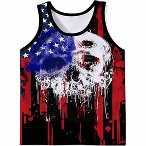 Wholesale Men's <b>Sleeveless</b> Fitness Fashion Tank <b>Top</b> Men Gym Quick Dry Ice <b>Silk</b> Singlet Mesh Sport Vest with made by Dress Sports - Product Image 1