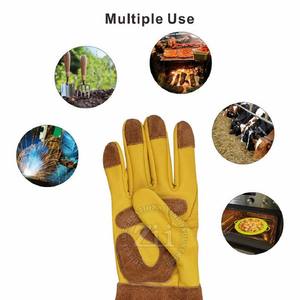 Gants de soudage en cuir de meilleure qualité Taille XL Anti-Impact Antidérapant Imperméable Anti-Coupure Résistant au feu Respirant Conception personnalisée - Product Image 2