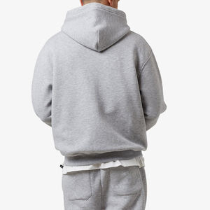 Vente hommes sweat à capuche costume hiver plaine solide vêtements de sport sweats à capuche coton et pantalon unisexe épais confortable élégant - Product Image 5