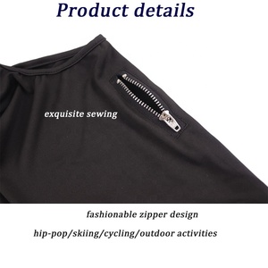 Full Face Black Zipper Balaclava Stretch Thermal Hood <b>Mask</b> Windproof Breathable Head Cover for Winter Biker Ski Snowboard Rider - Product Image 3