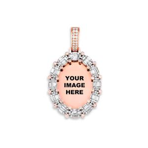 Collier pendentif en or massif 14 carats avec diamant de laboratoire certifié GIA, style hip-hop, très demandé, idéal pour un cadeau - Product Image 4