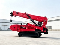 Mini-grue araignée sur chenilles CASDE 10 tonnes à double alimentation et télécommande hydraulique