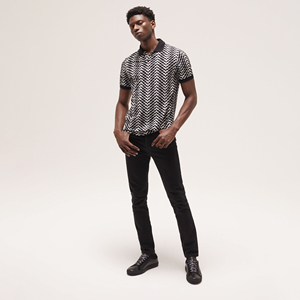 Polos estampados de talla grande para hombre, tela de punto, Material de algodón 100%, Impresión de logotipo personalizado ligero de secado rápido - Product Image 2