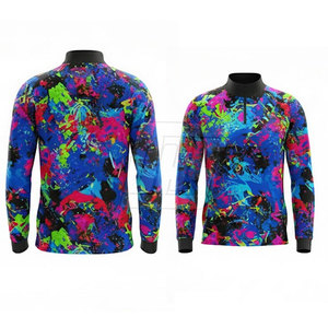 Veste à demi-zip pour homme, sublimation personnalisée, veste à demi-zip pour équipe sportive, pour la course à pied, la salle de sport, les activités de plein air - Product Image 3